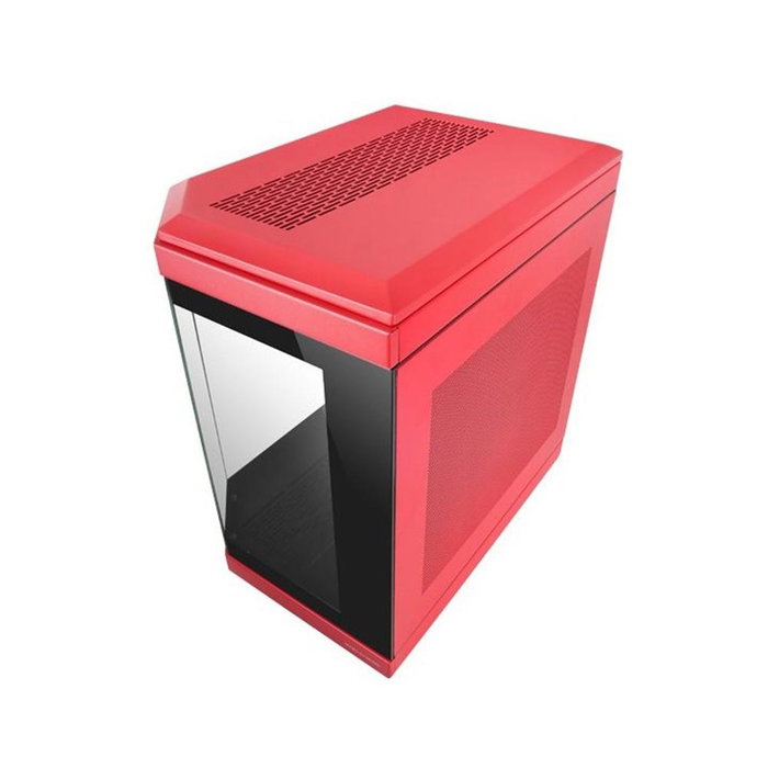 Mars Gaming Boîtier PC MC-3T ATX Semitorre avec Fenêtre en Verre Trempé USB-C