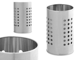 KINVARA Porte-ustensiles en acier Plata