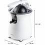 Domo Presse-agrumes avec levier DO9269J, 460 ml, Blanc