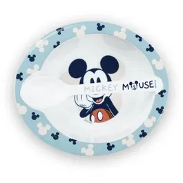 THERMOBABY - Set de repas micro-ondes Disney Baby Mickey Mouse - 2 pièces (bol et cuillère) pour bébé à partir de 10 mois