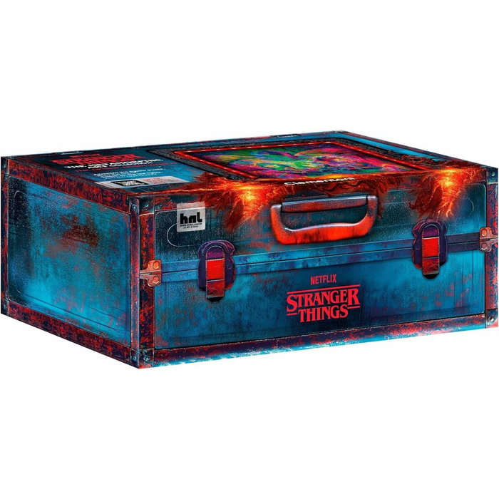 Clementoni Puzzle Stranger Things Le Monde à l'Envers avec Cadre Lumineux LED - 520 pièces