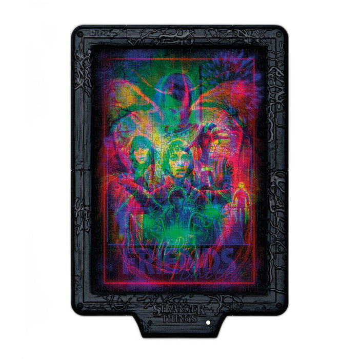 Clementoni Puzzle Cadre Lumineux Stranger Things Le Monde à l'Envers - 520 pièces Clementoni Puzzle Cadre Lumineux Stranger Things Le Monde à l'Envers - 520 pièces