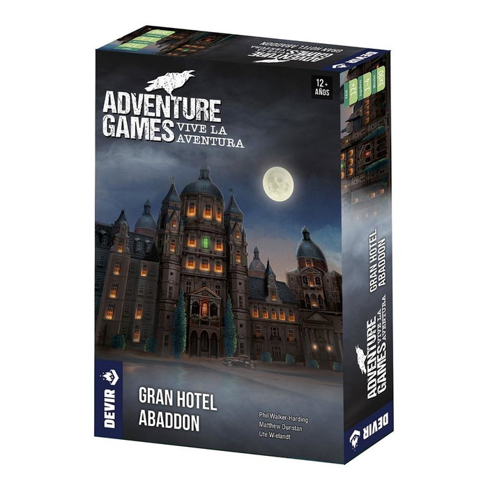Devir Adventure Games: Gran Hotel - Jeu de société coopératif narratif, version espagnole, à partir de 12 ans, 1-4 joueurs Devir Adventure Games: Gran Hotel - Jeu de société coopératif narratif, version espagnole, à partir de 12 ans, 1-4 joueurs
