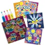 Lansay - Phospho 2D Minions - Pochette de loisir créatif avec gel phosphorescent brillant dans le noir - À partir de 7 ans