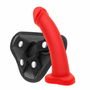 Gode ceinture S Pleasures Rouge/Noir