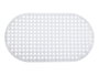 Berilo Tapis antidérapant pour douche blanc 66x37 cm PVC (Set de 12)