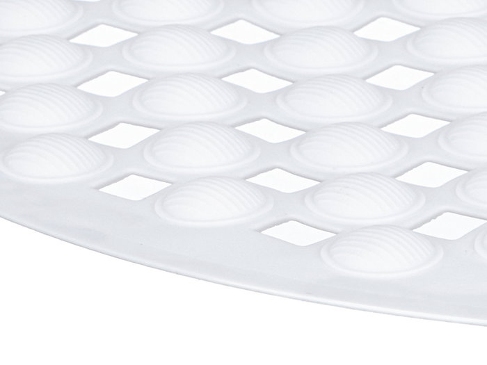 Berilo Tapis antidérapant pour douche blanc 66x37 cm PVC (Set de 12) Berilo Tapis antidérapant pour douche blanc 66x37 cm PVC (Set de 12)
