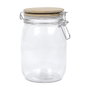 Cook Concept Bocal de conservation 1 L en verre avec couvercle bambou