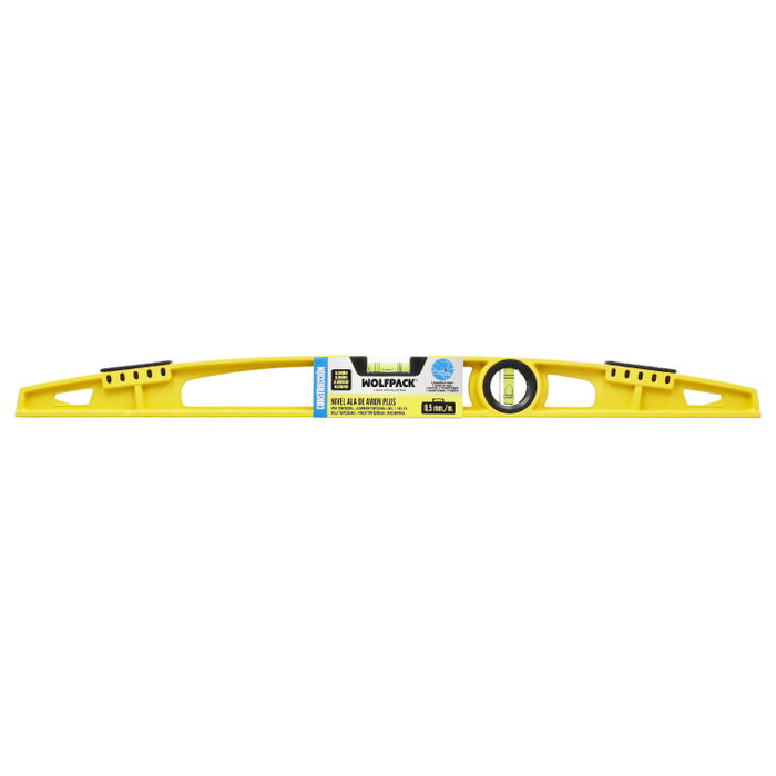 WOLFPACK LINEA PROFESIONAL Niveau magnétique type aile d'avion 60 cm