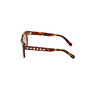 SWAROVSKI Lunettes de Soleil Femme SK0374 52F Œil de Chat Monture Havane Verre 53 mm
