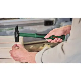 Bosch Marteau de mécanicien 300 g avec tête en acier au carbone et manche bimatière Softgrip, amortisseur de vibrations, ergonomique
