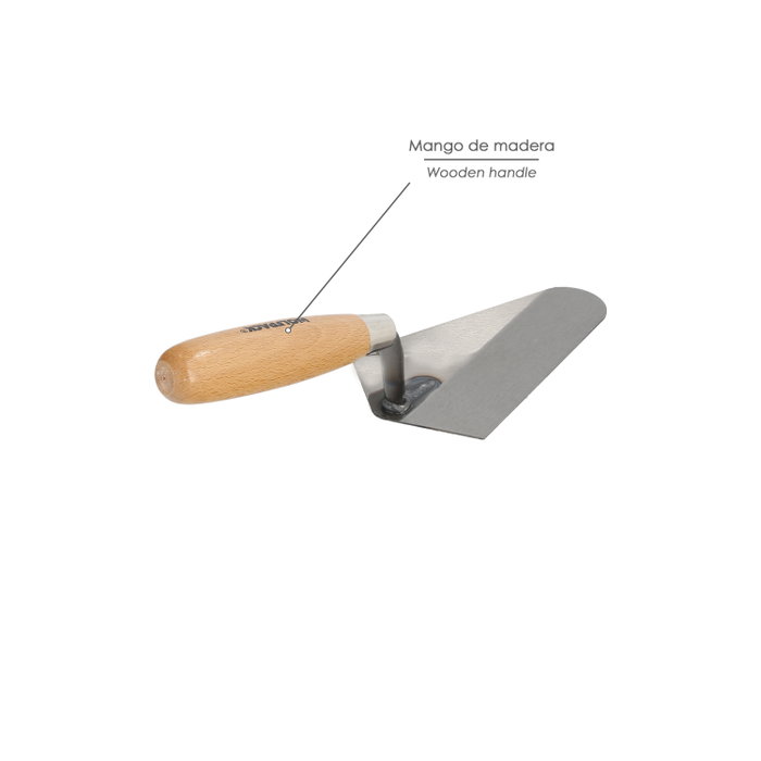 WOLFPACK LINEA PROFESIONAL Truelle Maurer manche bois 348 180 mm