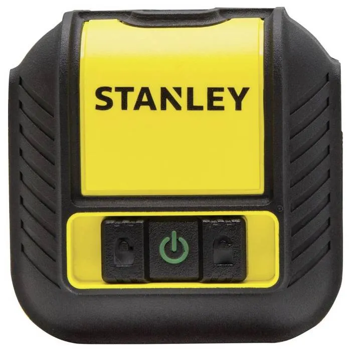 Stanley STHT77499-1 Niveau laser à croix autonome avec nivellement automatique, plage +/-4°, portée 16m, précision +/-6mm, double filetage 1/4", IP50, livré avec Quick link et étui