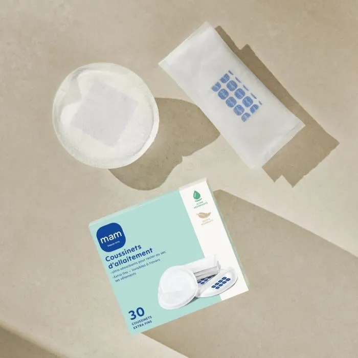 MAM Coussinets d'allaitement extra fins - Pack de 30 MAM Coussinets d'allaitement extra fins - Pack de 30