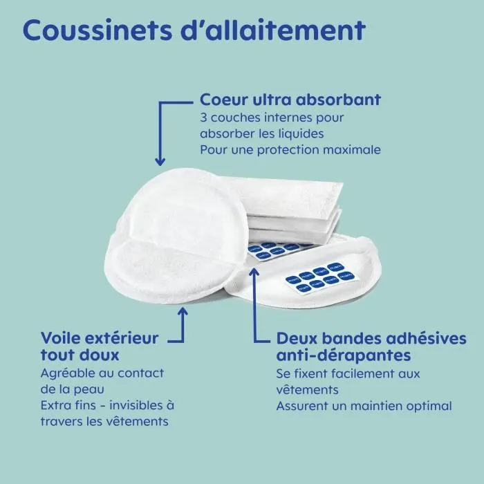 MAM Coussinets d'allaitement extra fins - Pack de 30 MAM Coussinets d'allaitement extra fins - Pack de 30