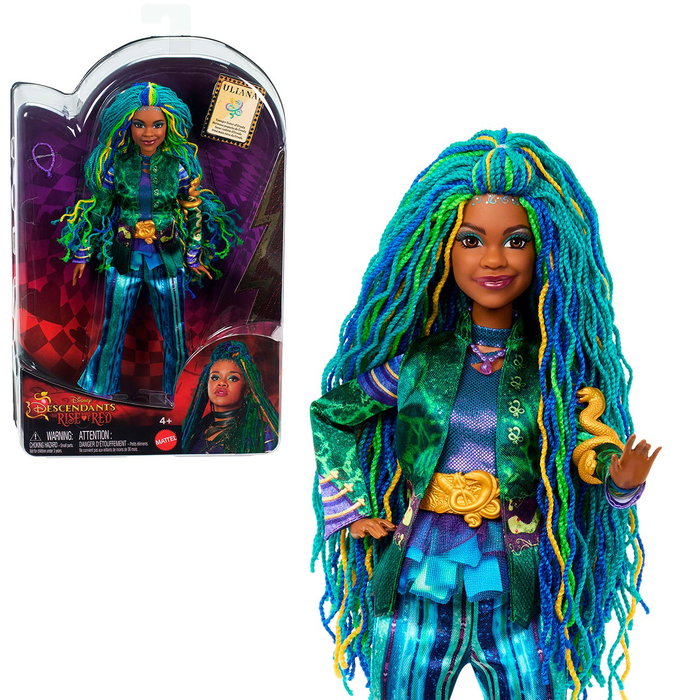 Mattel - Poupée Disney Descendants Uliana, Sœur d'Ursula avec Longues Tresses, Atours et Collier de Coquillages - Hwt94 - Jouet Enfant +4 ans Mattel - Poupée Disney Descendants Uliana, Sœur d'Ursula avec Longues Tresses, Atours et Collier de Coquillages - Hwt94 - Jouet Enfant +4 ans