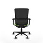 PIQUERAS Y CRESPO Chaise Haches Synchrone/Traslack Vert pistache et Noir