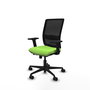 PIQUERAS Y CRESPO Chaise Haches Synchrone/Traslack Vert pistache et Noir