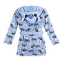 Cerdá - Peignoir Coral Fleece avec applications Stitch - Taille 8 ans - Bleu