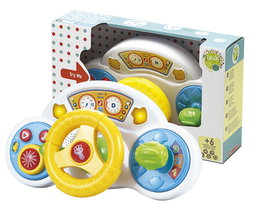 Tachan Volant Musical avec Activités et Lumières LS6211 - Jouet d'Éveil pour Bébé de 6 Mois et Plus avec Sons Voiture et Musiques (EN, FR, DE, IT, ES)