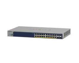 Netgear GS728TP/GS752TPP - Commutateur réseau Gigabit Ethernet PoE+ 24 ou 48 ports, 4 ports SFP, budget PoE jusqu'à 760W, gestion à distance et cloud