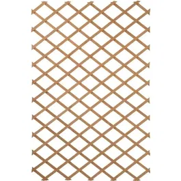Nature Palissade de jardin en bois, grille pour rosiers et plantes grimpantes, 150 x 50 cm, naturel, ref 419736