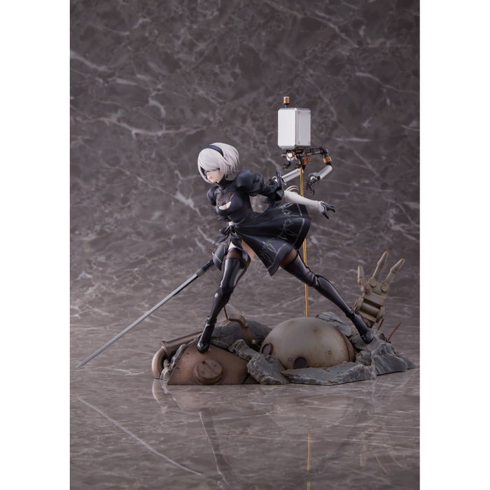 Aniplex Figurine 2B Deluxe Edition Statue - 20 cm - Échelle 1/7 - Nier Automata Ver.1.1a Aniplex Figurine 2B Deluxe Edition Statue - 20 cm - Échelle 1/7 - Nier Automata Ver.1.1a