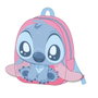 Cerdá Mochila Guarderia Peluche Stitch - Rose - Sac à dos enfant - Dimensions 18 x 22 x 4 cm - À partir de 3 ans