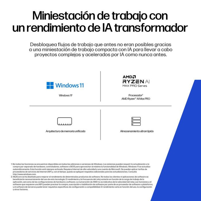 HP Z2 Mini G1A – Station de travail compacte Ryzen AI Max Pro 390 32 Go SSD 1 To Windows 11 Pro HP Z2 Mini G1A – Station de travail compacte Ryzen AI Max Pro 390 32 Go SSD 1 To Windows 11 Pro