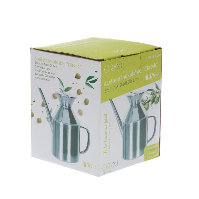 ORYX Huilier Classic 375ml en Acier Inoxydable ORYX Huilier Classic 375ml en Acier Inoxydable