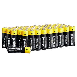 Intenso 7501521 Pack de 100 Piles Alcalines AA LR6 1.5V 2600mAh
