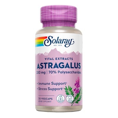 SOLARAY Astragalus Root Extract 200 mg, 30 capsules végétales SOLARAY Astragalus Root Extract 200 mg, 30 capsules végétales