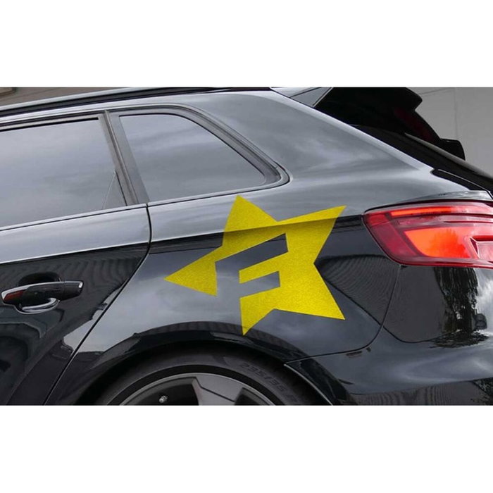 Foliatec Autocollant de voiture Design F-Star Bleu
