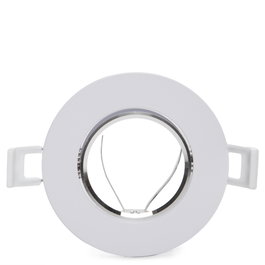 Bague Projecteur Downlight Rond Blanc 92mm