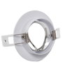 Bague Projecteur Downlight Rond Blanc 92mm