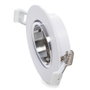 Bague Projecteur Downlight Rond Blanc 92mm
