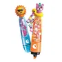 Clementoni Crée tes fluos Mini atelier des Fluos Crazy Summer - Kit créatif avec 2 surligneurs à personnaliser, encres colorées et accessoires - Jeu éducatif enfant dès 6 ans