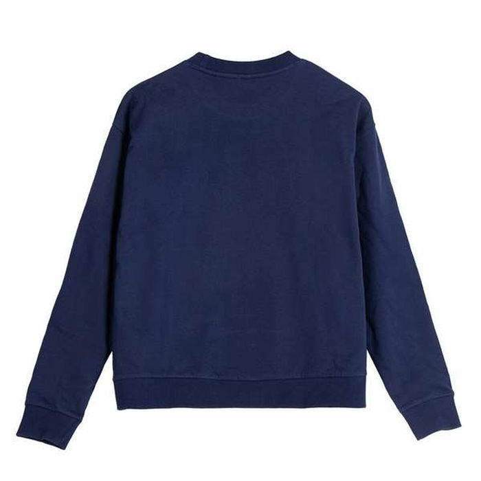Sweat sans capuche femme Stitch Bleu foncé XL
