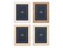 Giftdecor Porte-photos Ondulations 15x20 cm Assorti MDF Verre (Set de 24)