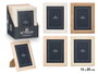 Giftdecor Porte-photos Ondulations 15x20 cm Assorti MDF Verre (Set de 24)