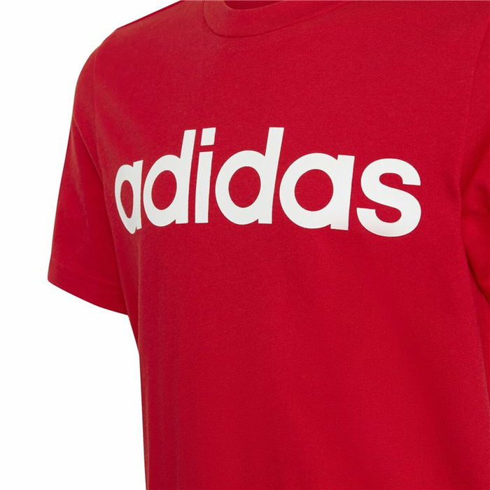 T shirt à manches courtes Enfant Adidas Lin Roja T shirt à manches courtes Enfant Adidas Lin Roja