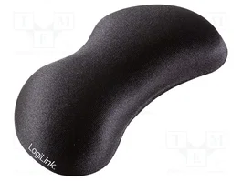 LOGILINK Support de poignet en gel noir