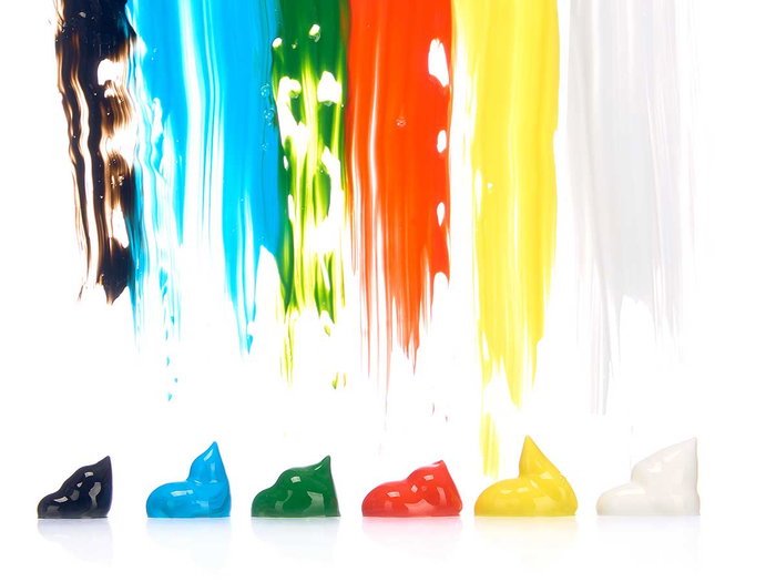 Pincello Lot de 6 Peintures Acrylique 12 ml - Assortiment de Couleurs (11x2.5x15.5 cm) (Set de 24)