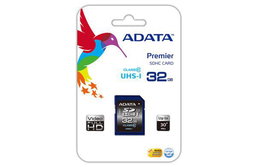 ADATA SDHC Carte mémoire 32 Go Classe 10 UHS-I - Vitesse lecture jusqu'à 50 Mo/s, écriture 33 Mo/s - Pour appareils photo