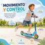 JugaToys Patinete pliable Dino à 2 roues