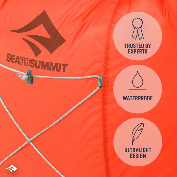 Sac à dos de montagne Sea to Summit Ultra-Sil Dry Day Pack Orange Argenté 22 L