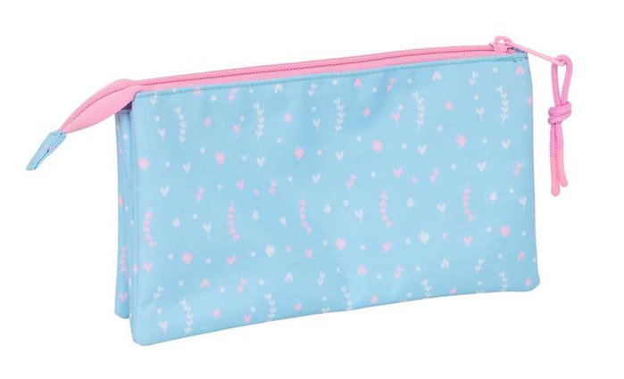 Safta Portatodo Triple Blackfit8 "Smile" - Porte-tout triplé 22 x 12 x 3 cm - Pour enfant dès 3 ans