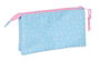 Safta Portatodo Triple Blackfit8 "Smile" - Porte-tout triplé 22 x 12 x 3 cm - Pour enfant dès 3 ans