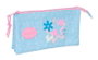 Safta Portatodo Triple Blackfit8 "Smile" - Porte-tout triplé 22 x 12 x 3 cm - Pour enfant dès 3 ans