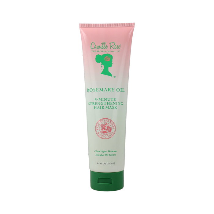 Camille Rose Masque capillaire fortifiant à l'huile de roméro - Action 5 minutes pour cheveux renforcés - 251 mL Camille Rose Masque capillaire fortifiant à l'huile de roméro - Action 5 minutes pour cheveux renforcés - 251 mL